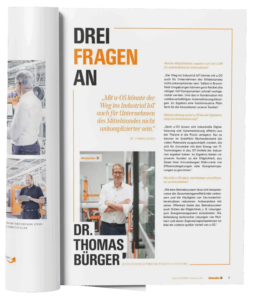 Innenseite des Kundenmagazins – Layout und Editorial Design von Mareike Pennig