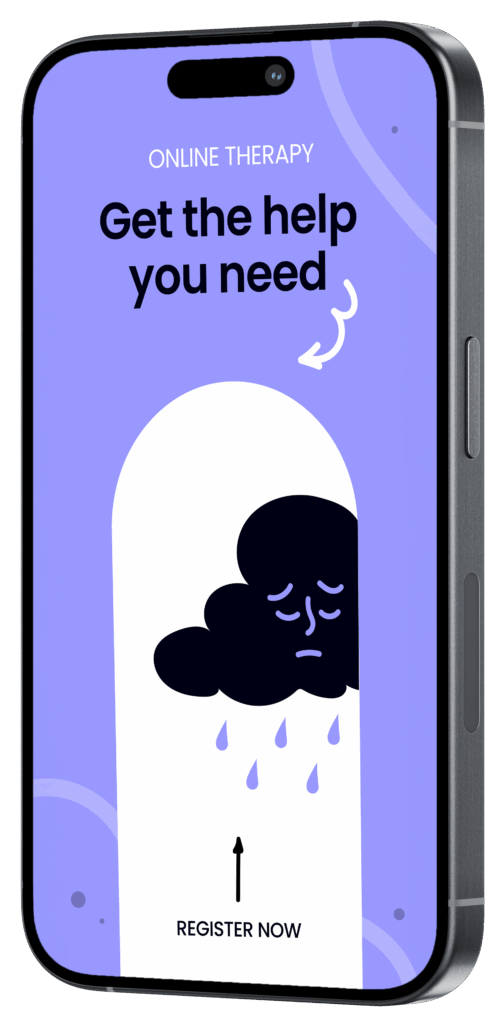 Mockup des Startbildschirms der „Mento“-Plattform auf einem Smartphone im responsiven App-Design